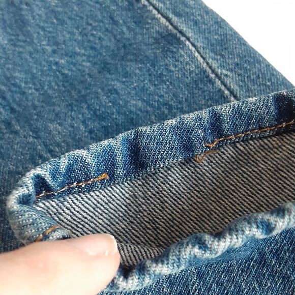 Levis 501 Skinny Jeans Button Fly High Rise Slim Fit Distressed Womens 25 ×28 - Picture 8 of 15